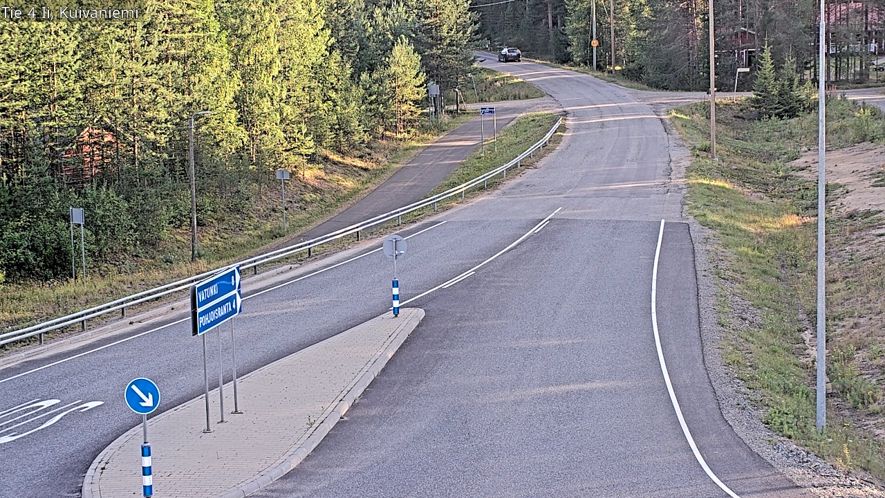 Weather Camera Image Väg 4 Ii, Kuivaniemi, Ii, Pohjois-Pohjanmaa