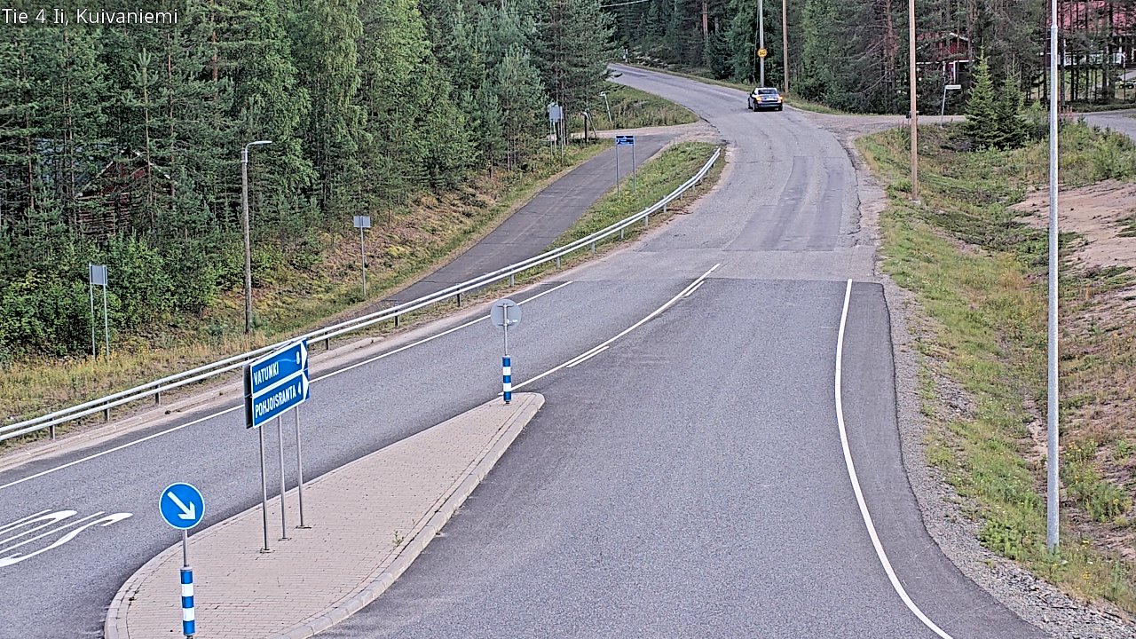 Weather Camera Image Väg 4 Ii, Kuivaniemi, Ii, Pohjois-Pohjanmaa