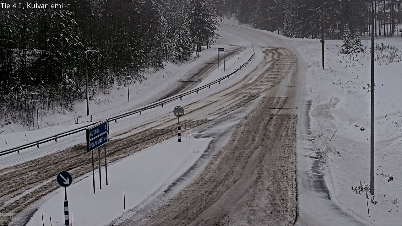 Weather Camera Image Väg 4 Ii, Kuivaniemi, Ii, Pohjois-Pohjanmaa