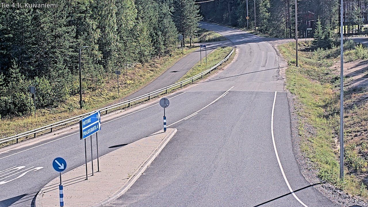 Weather Camera Image Väg 4 Ii, Kuivaniemi, Ii, Pohjois-Pohjanmaa