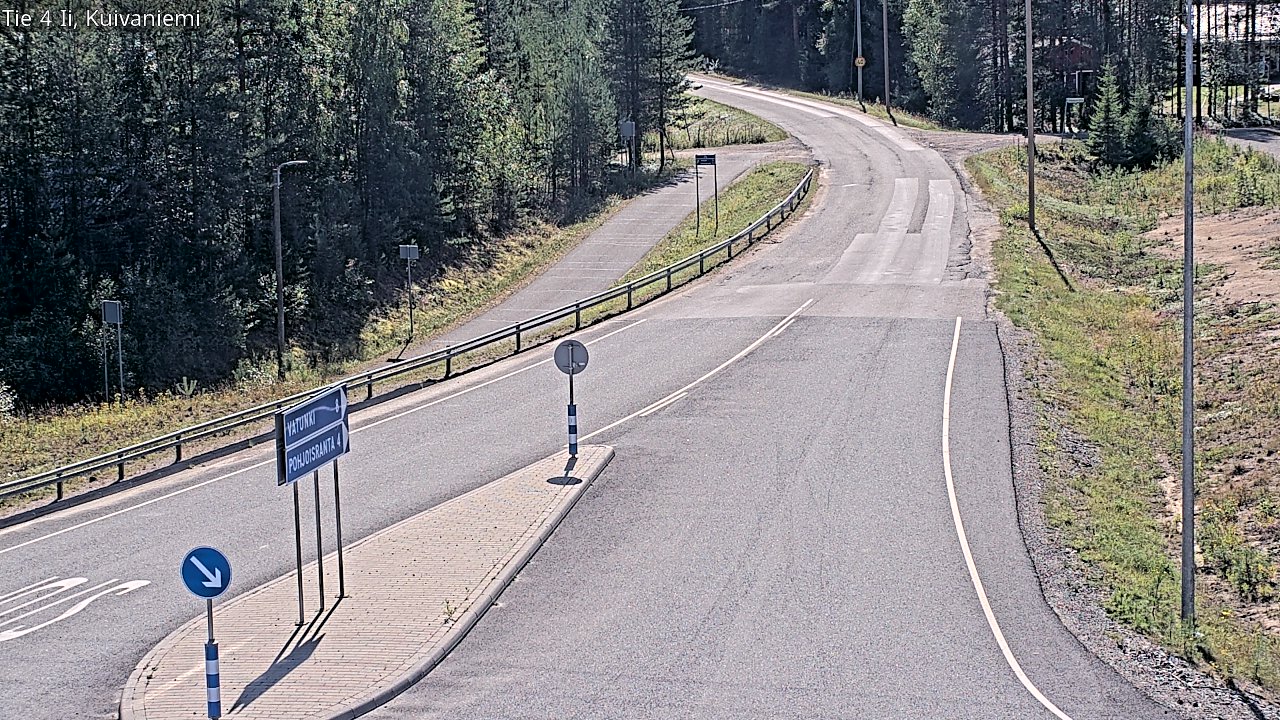 Weather Camera Image Väg 4 Ii, Kuivaniemi, Ii, Pohjois-Pohjanmaa