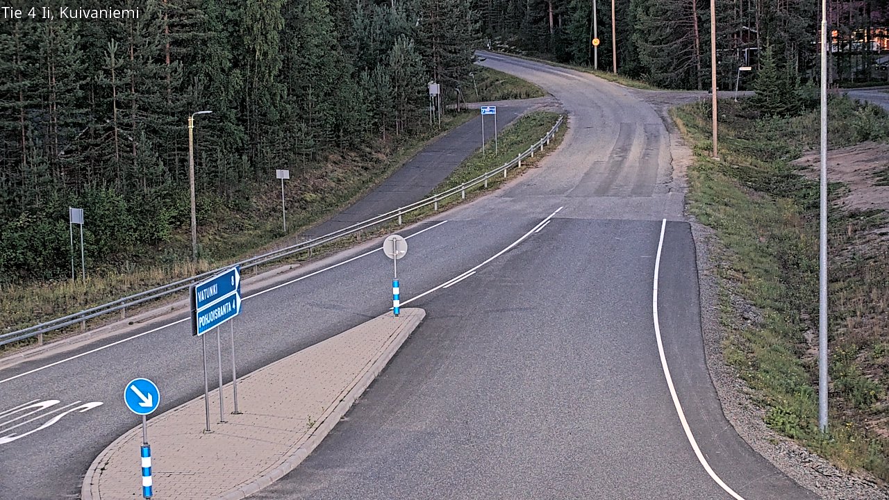 Weather Camera Image Väg 4 Ii, Kuivaniemi, Ii, Pohjois-Pohjanmaa