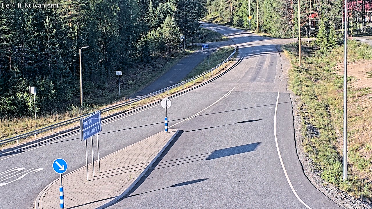 Weather Camera Image Väg 4 Ii, Kuivaniemi, Ii, Pohjois-Pohjanmaa