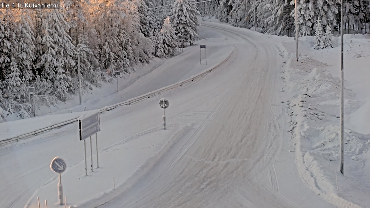 Weather Camera Image Road 4 Ii, Kuivaniemi, Ii, Pohjois-Pohjanmaa