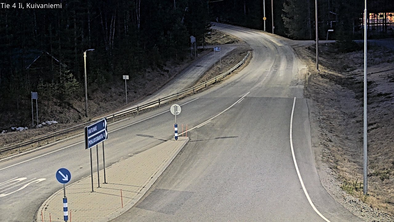 Weather Camera Image Road 4 Ii, Kuivaniemi, Ii, Pohjois-Pohjanmaa
