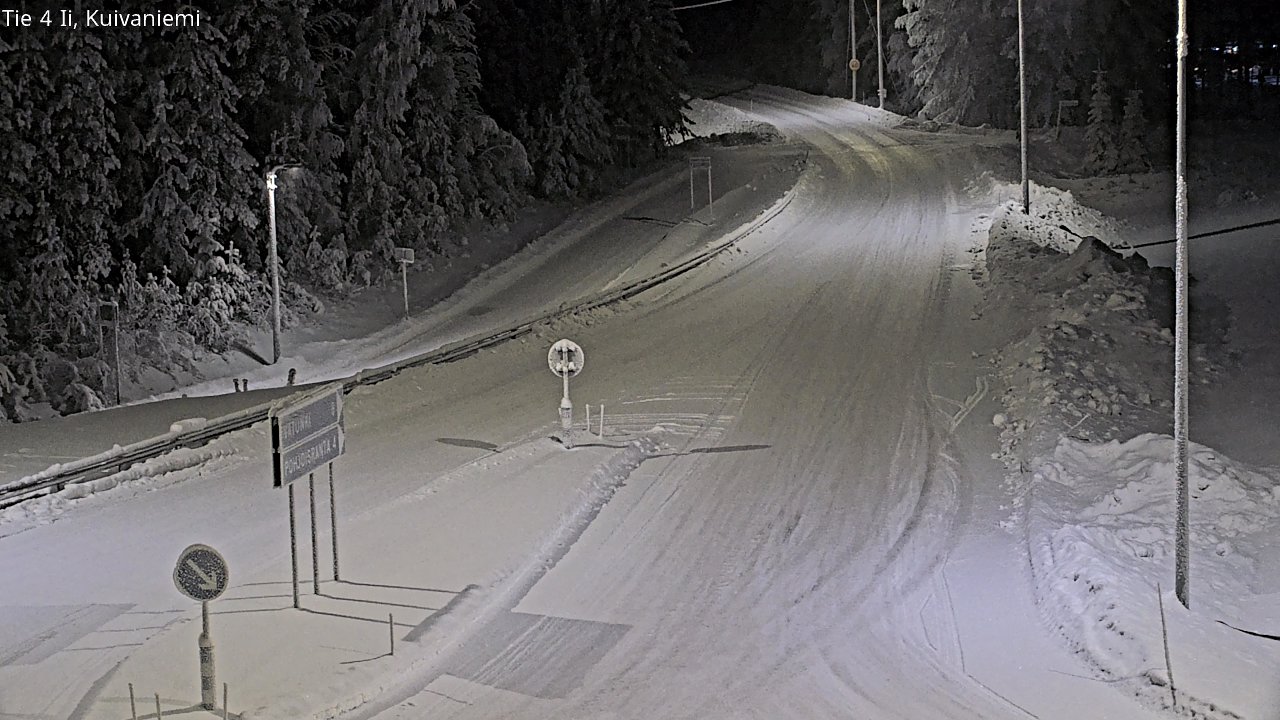 Weather Camera Image Väg 4 Ii, Kuivaniemi, Ii, Pohjois-Pohjanmaa