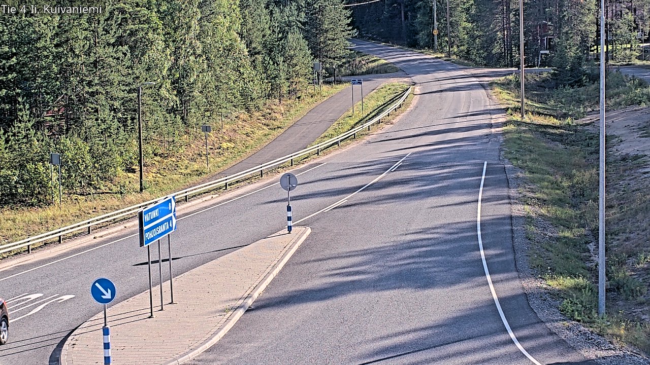 Weather Camera Image Väg 4 Ii, Kuivaniemi, Ii, Pohjois-Pohjanmaa