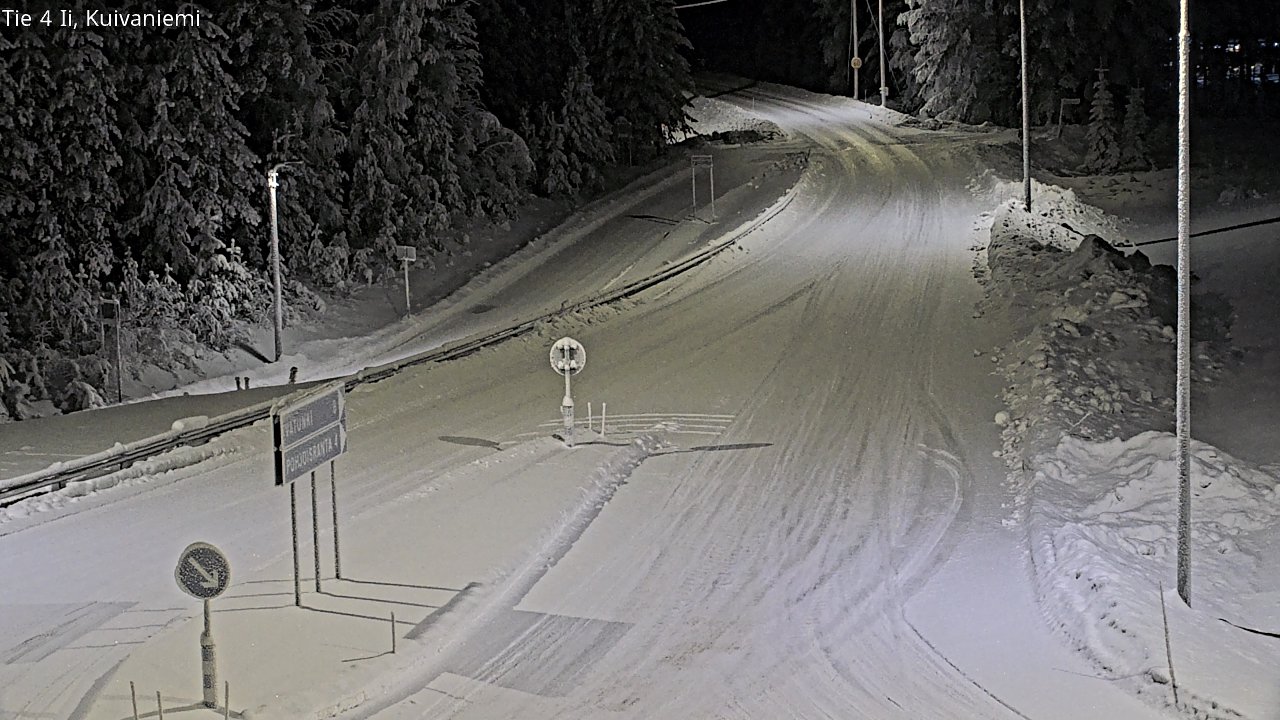Weather Camera Image Väg 4 Ii, Kuivaniemi, Ii, Pohjois-Pohjanmaa
