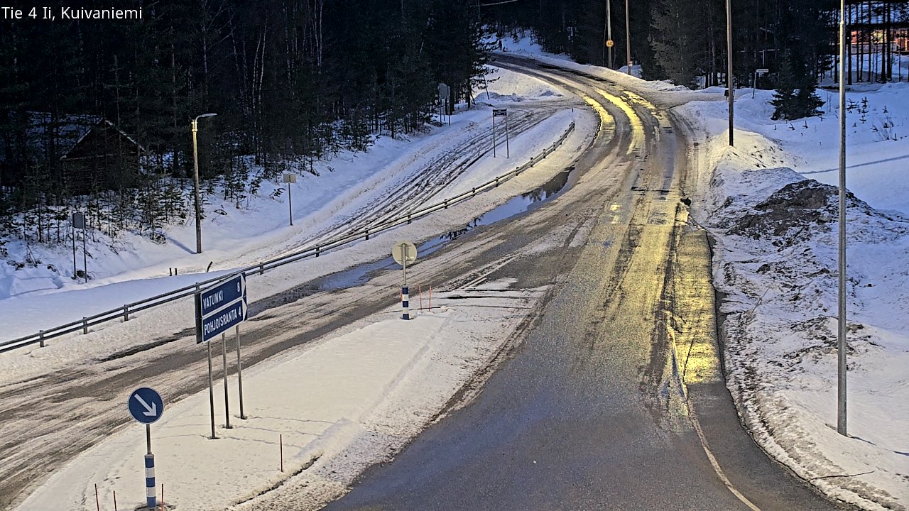 Weather Camera Image Väg 4 Ii, Kuivaniemi, Ii, Pohjois-Pohjanmaa