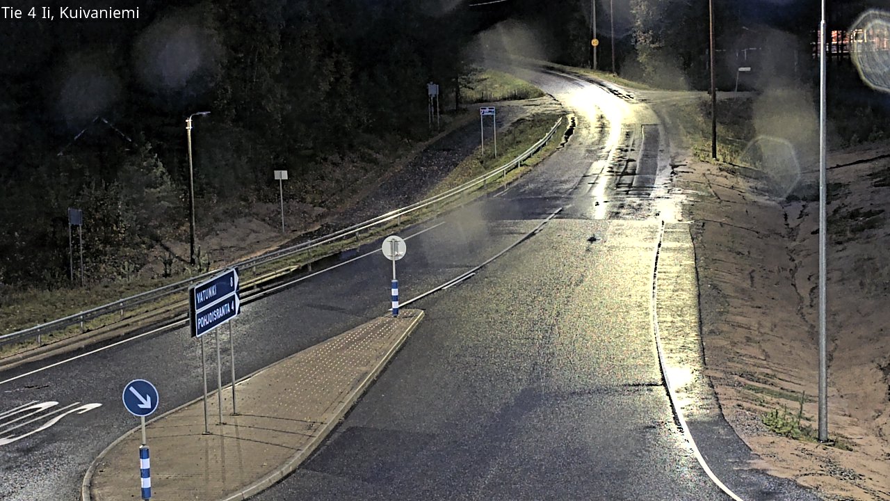 Weather Camera Image Road 4 Ii, Kuivaniemi, Ii, Pohjois-Pohjanmaa