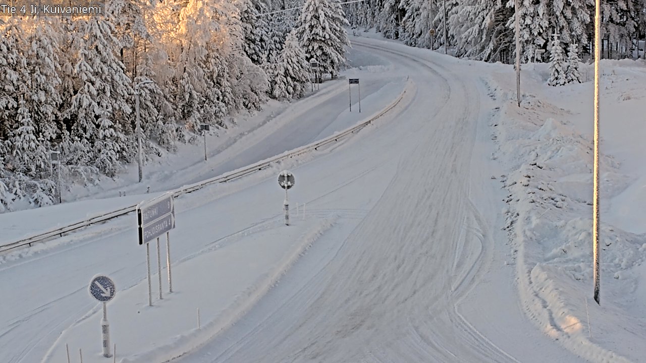 Weather Camera Image Väg 4 Ii, Kuivaniemi, Ii, Pohjois-Pohjanmaa