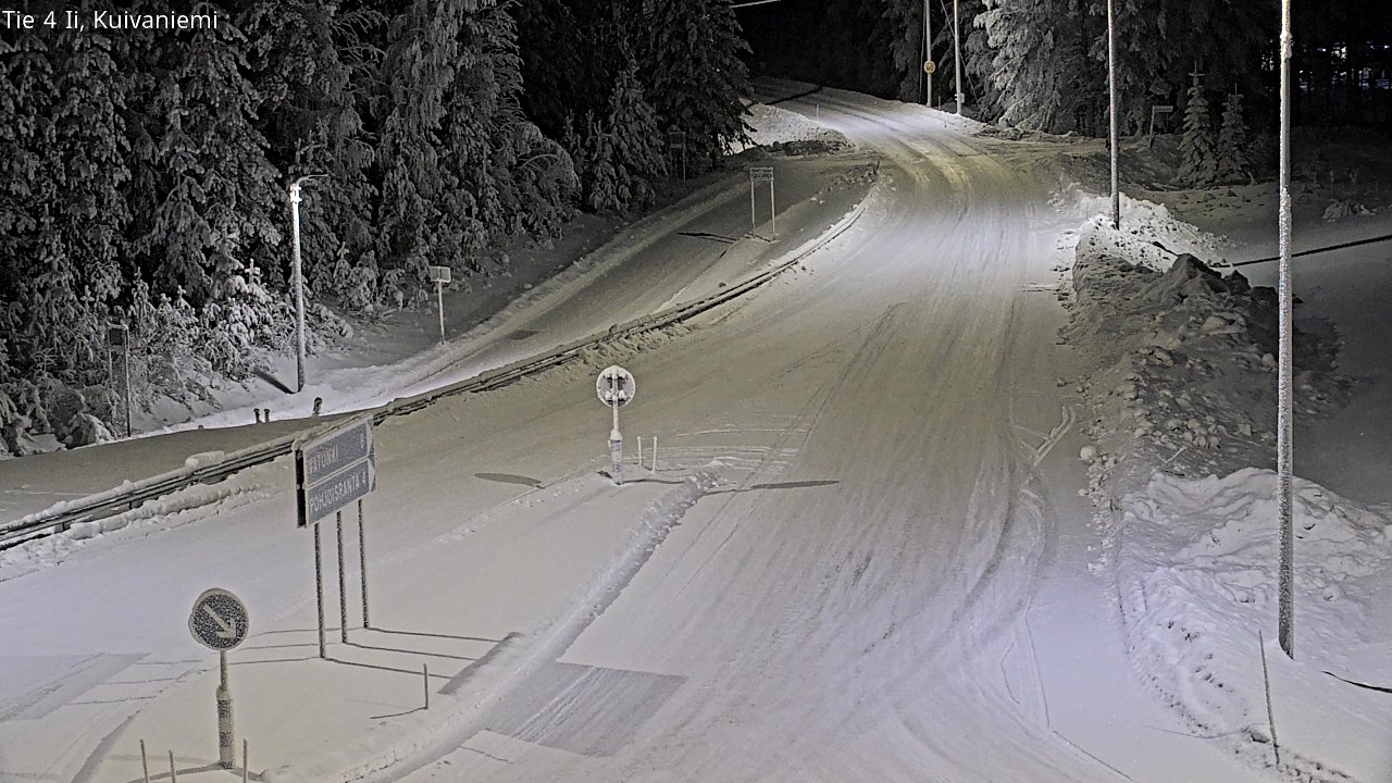 Weather Camera Image Väg 4 Ii, Kuivaniemi, Ii, Pohjois-Pohjanmaa