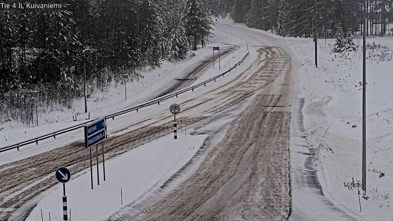 Weather Camera Image Väg 4 Ii, Kuivaniemi, Ii, Pohjois-Pohjanmaa