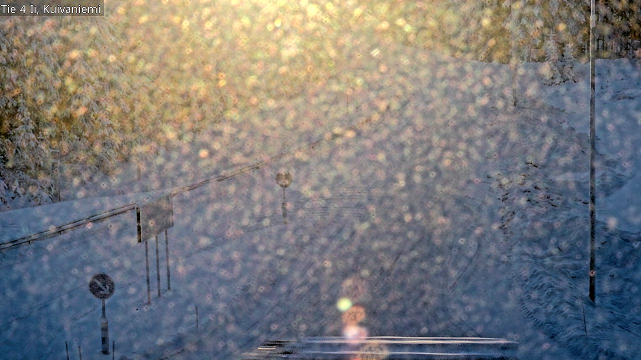 Weather Camera Image Väg 4 Ii, Kuivaniemi, Ii, Pohjois-Pohjanmaa