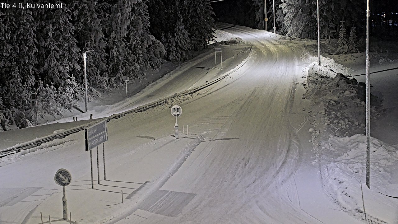 Weather Camera Image Väg 4 Ii, Kuivaniemi, Ii, Pohjois-Pohjanmaa