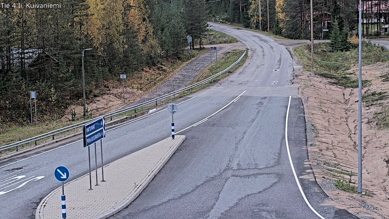Weather Camera Image Road 4 Ii, Kuivaniemi, Ii, Pohjois-Pohjanmaa