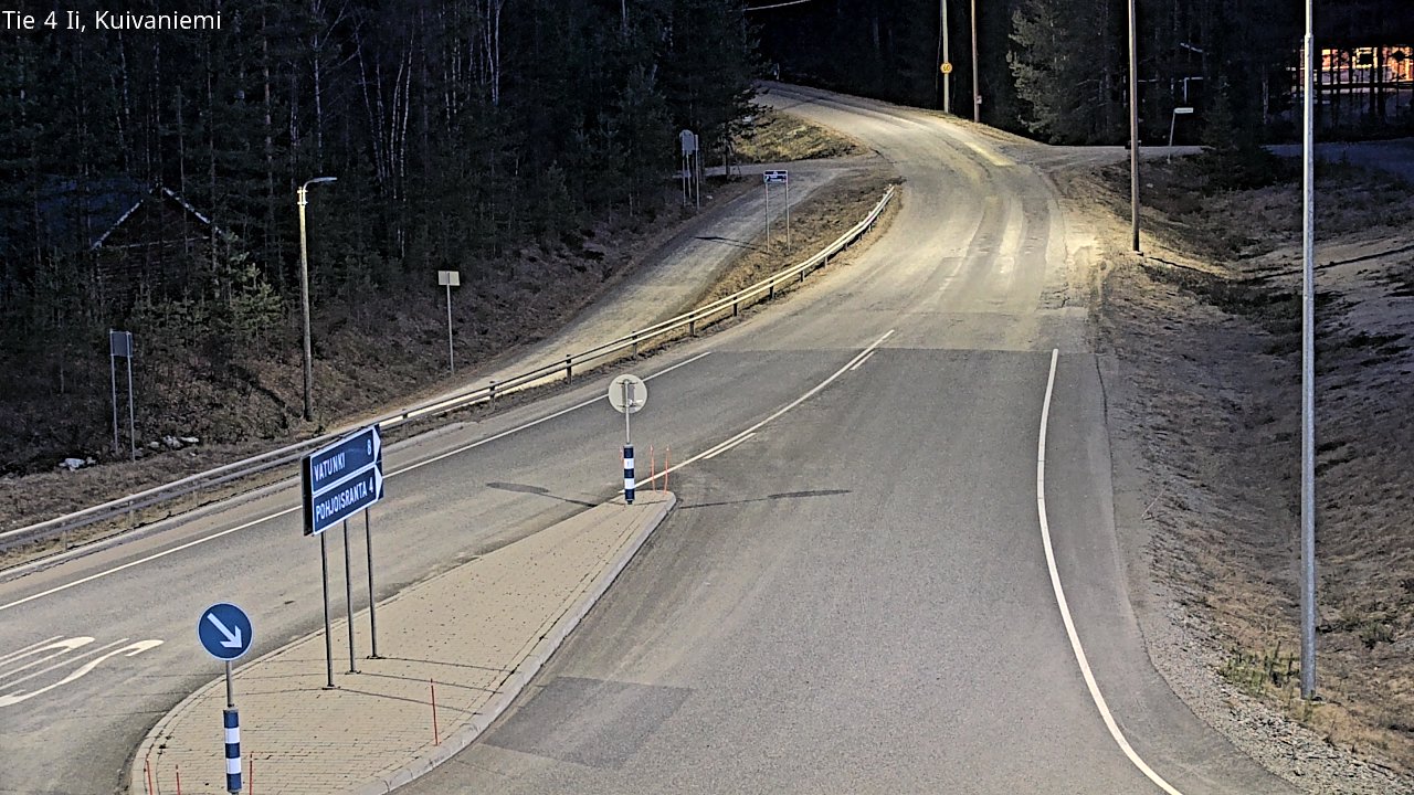 Weather Camera Image Road 4 Ii, Kuivaniemi, Ii, Pohjois-Pohjanmaa