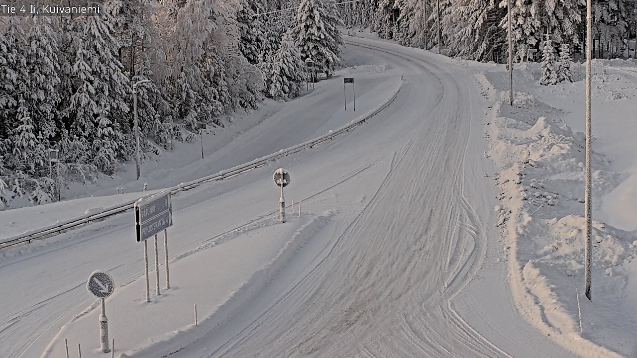 Weather Camera Image Väg 4 Ii, Kuivaniemi, Ii, Pohjois-Pohjanmaa