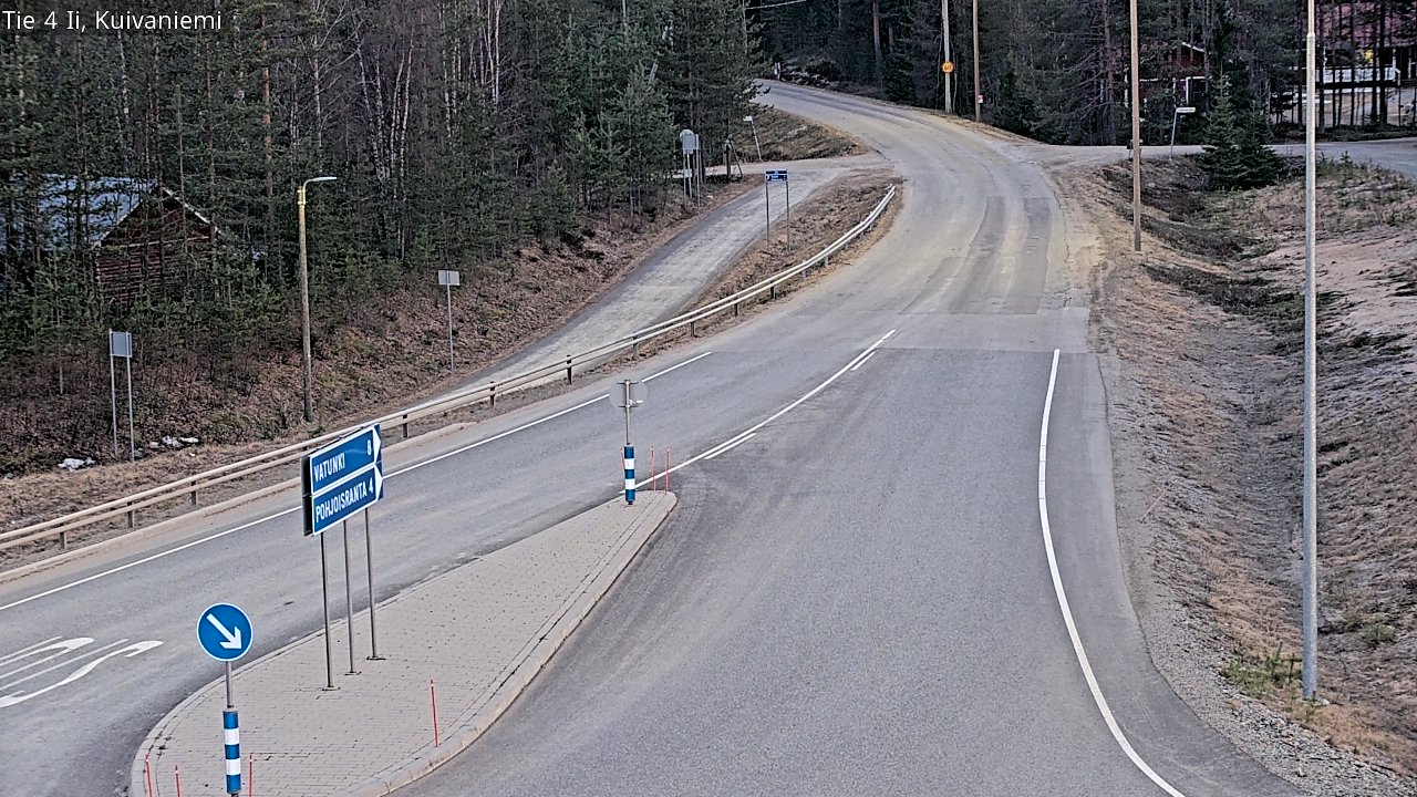 Weather Camera Image Road 4 Ii, Kuivaniemi, Ii, Pohjois-Pohjanmaa