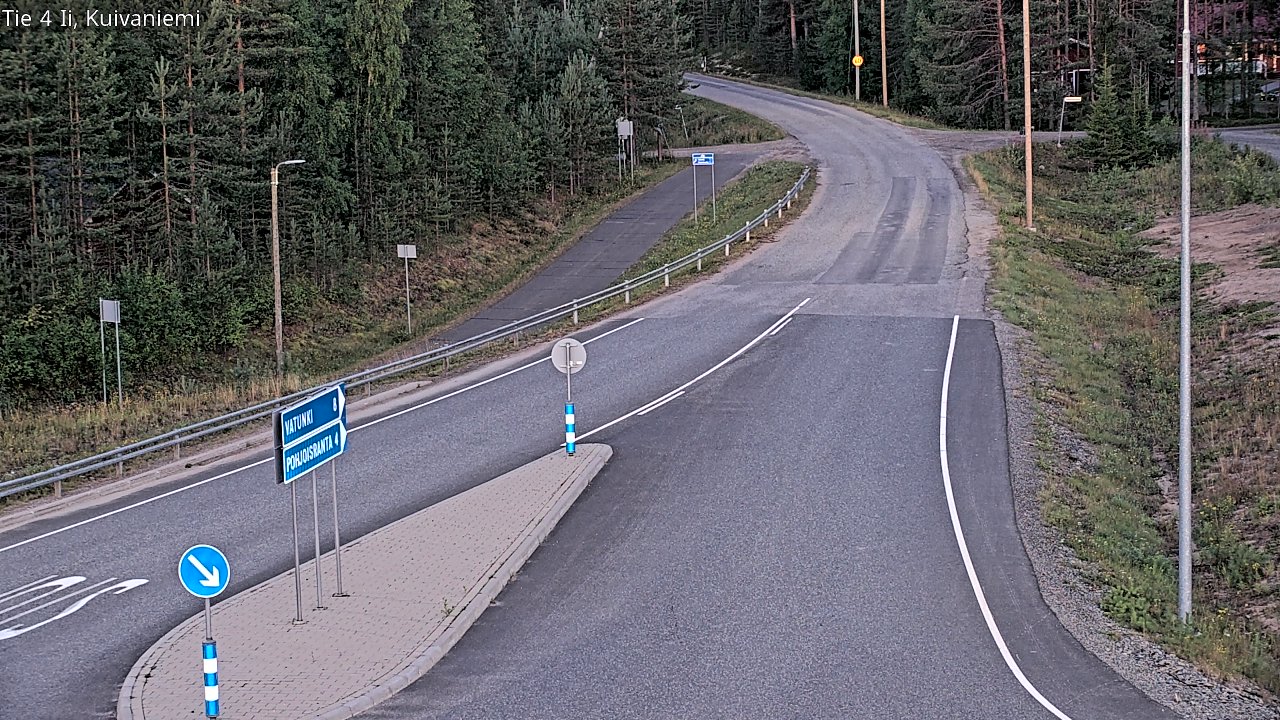 Weather Camera Image Väg 4 Ii, Kuivaniemi, Ii, Pohjois-Pohjanmaa