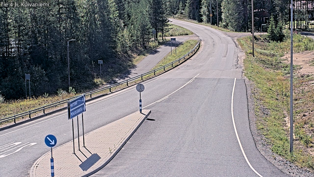 Weather Camera Image Väg 4 Ii, Kuivaniemi, Ii, Pohjois-Pohjanmaa