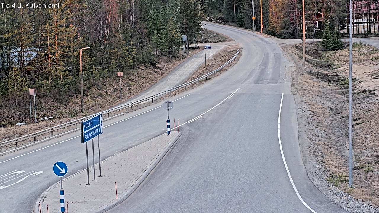 Kelikamerat Kuva Tie 4 Ii, Kuivaniemi, Ii, Pohjois-Pohjanmaa