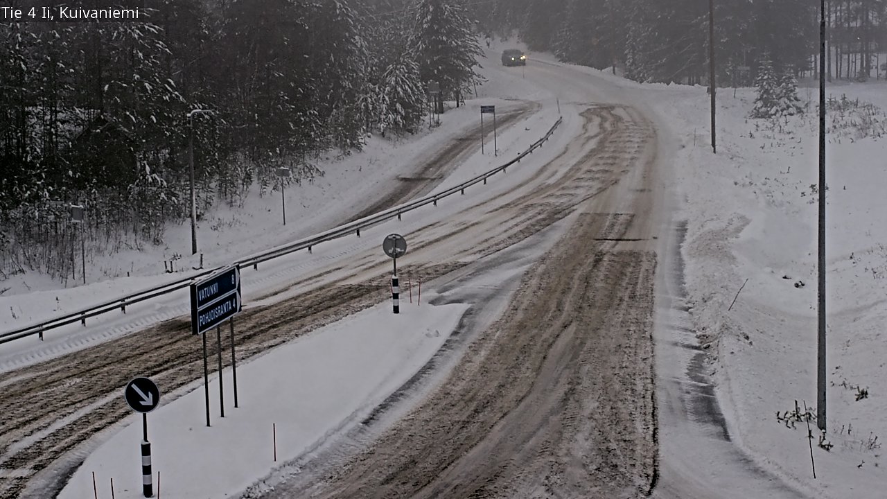 Weather Camera Image Väg 4 Ii, Kuivaniemi, Ii, Pohjois-Pohjanmaa