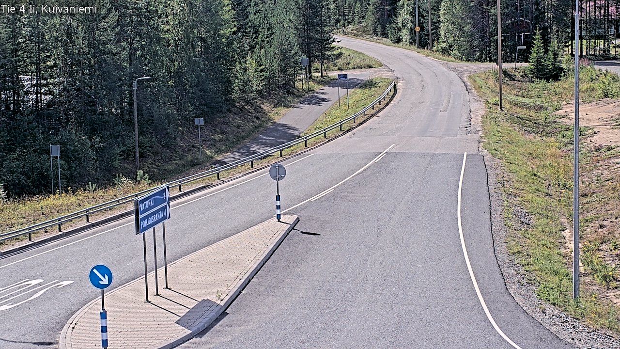 Weather Camera Image Road 4 Ii, Kuivaniemi, Ii, Pohjois-Pohjanmaa