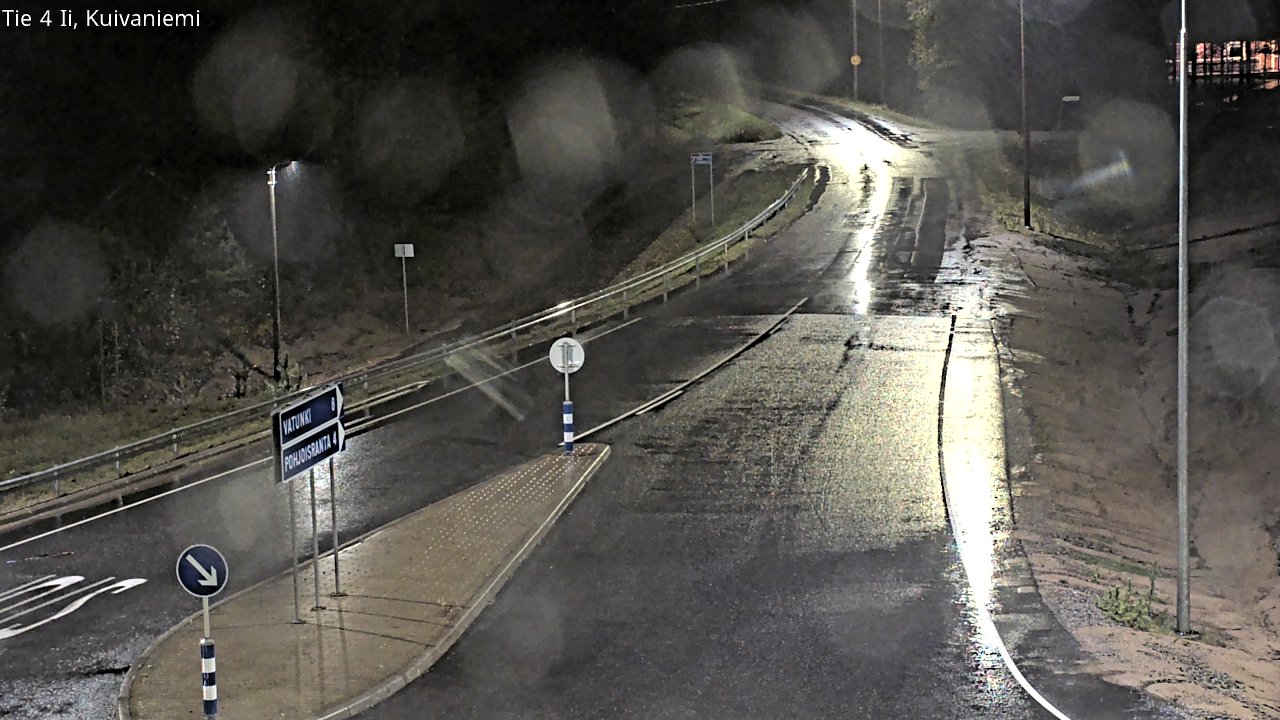Weather Camera Image Road 4 Ii, Kuivaniemi, Ii, Pohjois-Pohjanmaa