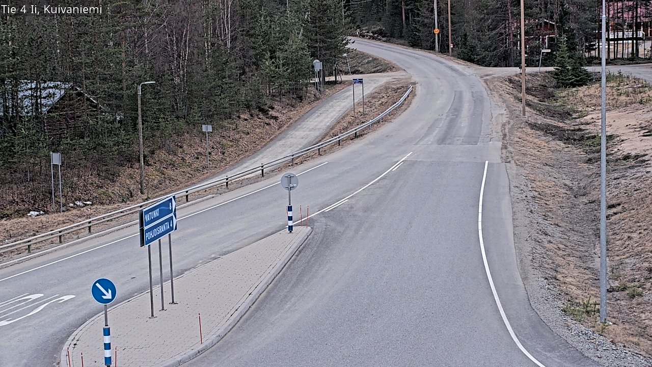 Kelikamerat Kuva Tie 4 Ii, Kuivaniemi, Ii, Pohjois-Pohjanmaa