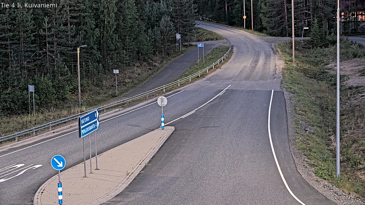 Weather Camera Image Väg 4 Ii, Kuivaniemi, Ii, Pohjois-Pohjanmaa