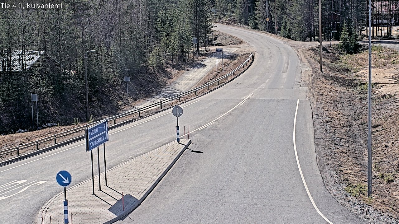 Weather Camera Image Road 4 Ii, Kuivaniemi, Ii, Pohjois-Pohjanmaa
