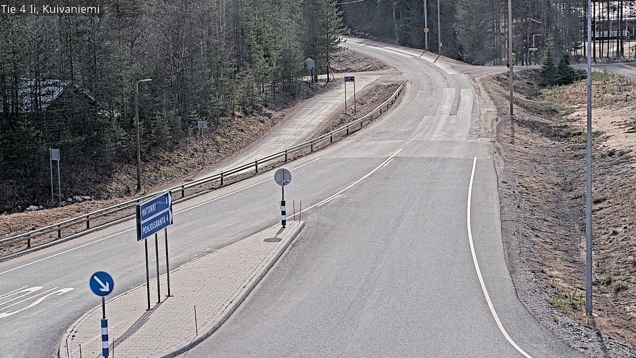 Weather Camera Image Road 4 Ii, Kuivaniemi, Ii, Pohjois-Pohjanmaa