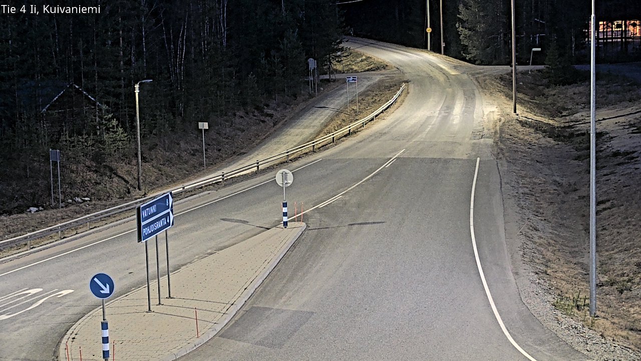 Weather Camera Image Road 4 Ii, Kuivaniemi, Ii, Pohjois-Pohjanmaa