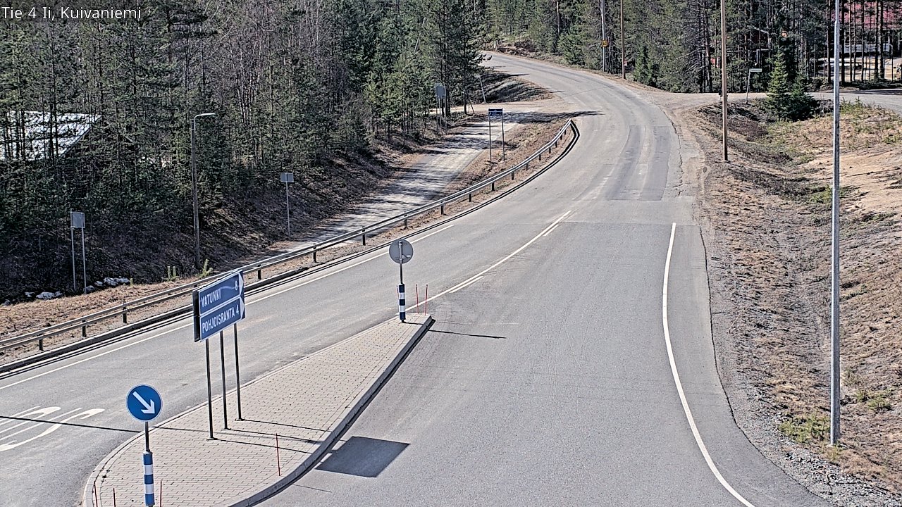 Weather Camera Image Road 4 Ii, Kuivaniemi, Ii, Pohjois-Pohjanmaa