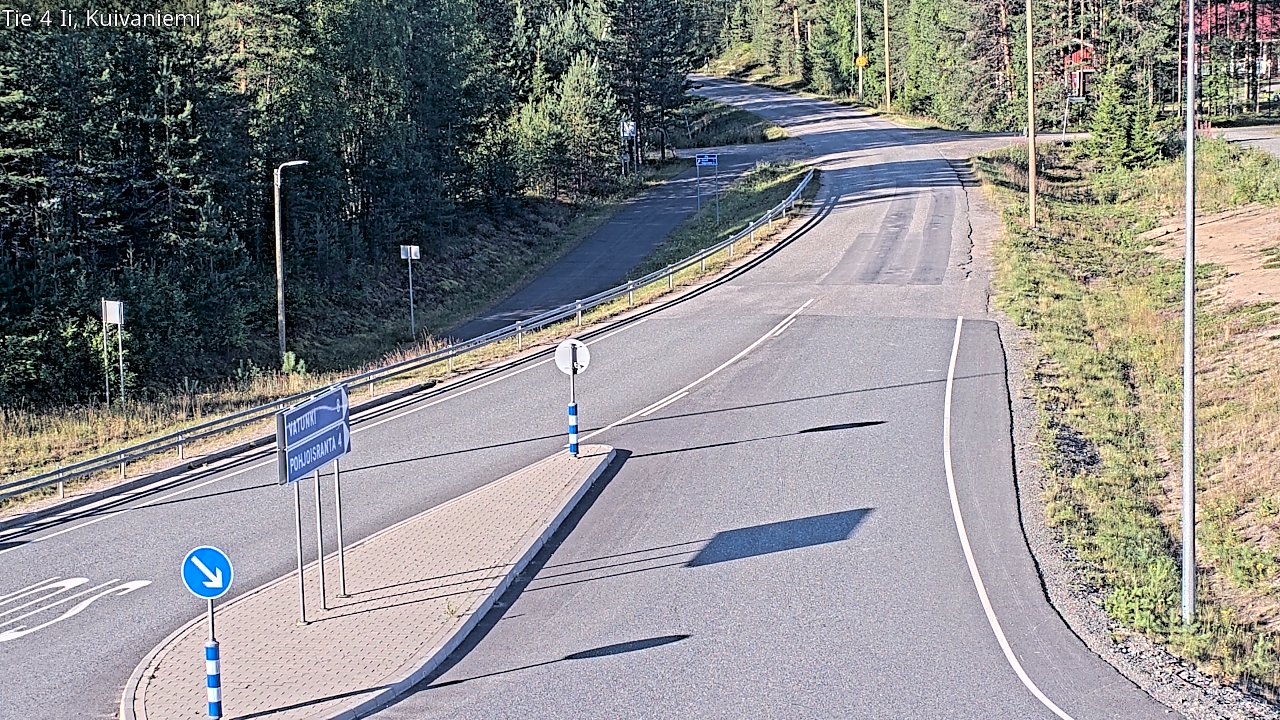 Weather Camera Image Väg 4 Ii, Kuivaniemi, Ii, Pohjois-Pohjanmaa