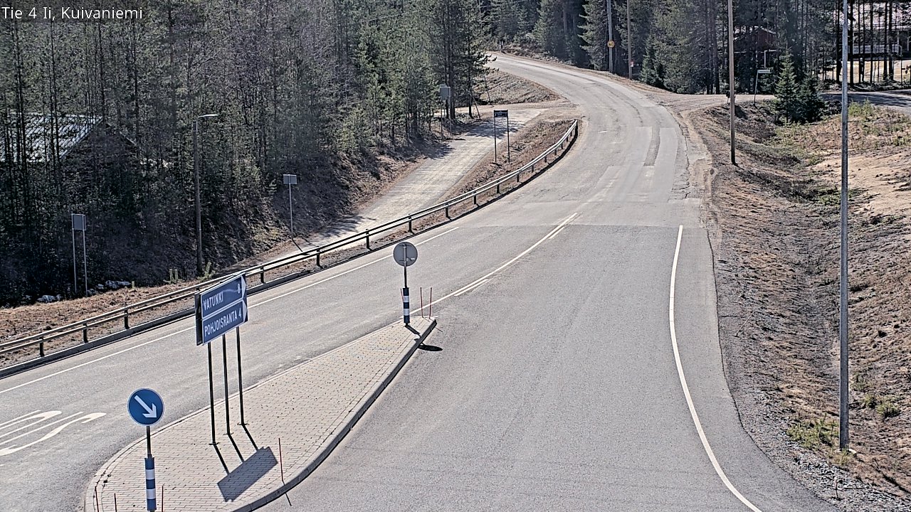 Weather Camera Image Road 4 Ii, Kuivaniemi, Ii, Pohjois-Pohjanmaa