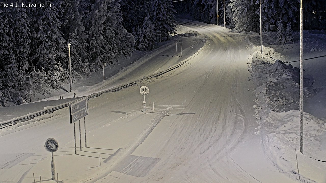 Weather Camera Image Väg 4 Ii, Kuivaniemi, Ii, Pohjois-Pohjanmaa