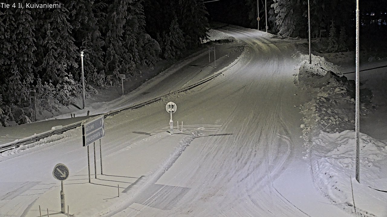 Weather Camera Image Väg 4 Ii, Kuivaniemi, Ii, Pohjois-Pohjanmaa