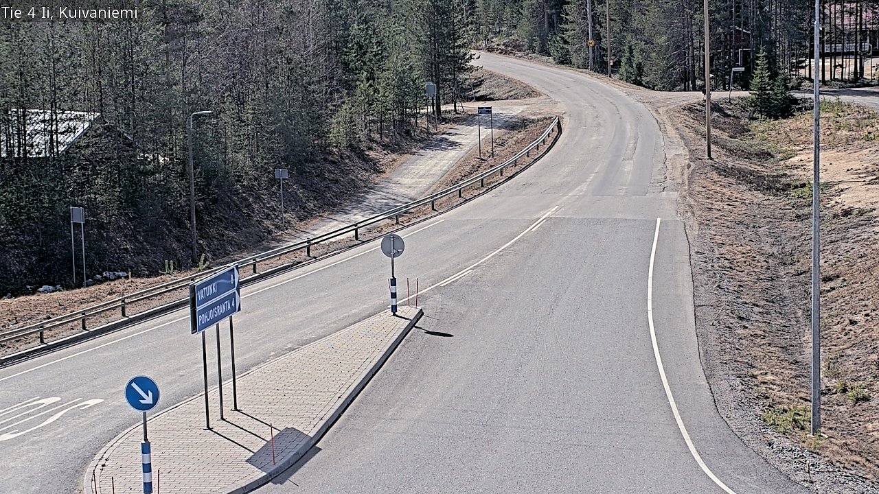 Weather Camera Image Road 4 Ii, Kuivaniemi, Ii, Pohjois-Pohjanmaa