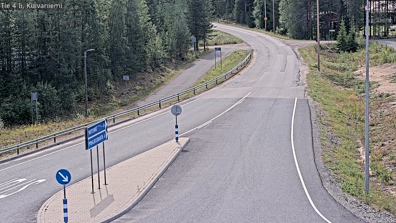 Weather Camera Image Road 4 Ii, Kuivaniemi, Ii, Pohjois-Pohjanmaa
