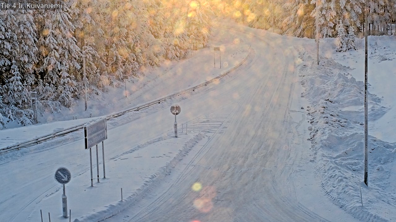Weather Camera Image Road 4 Ii, Kuivaniemi, Ii, Pohjois-Pohjanmaa