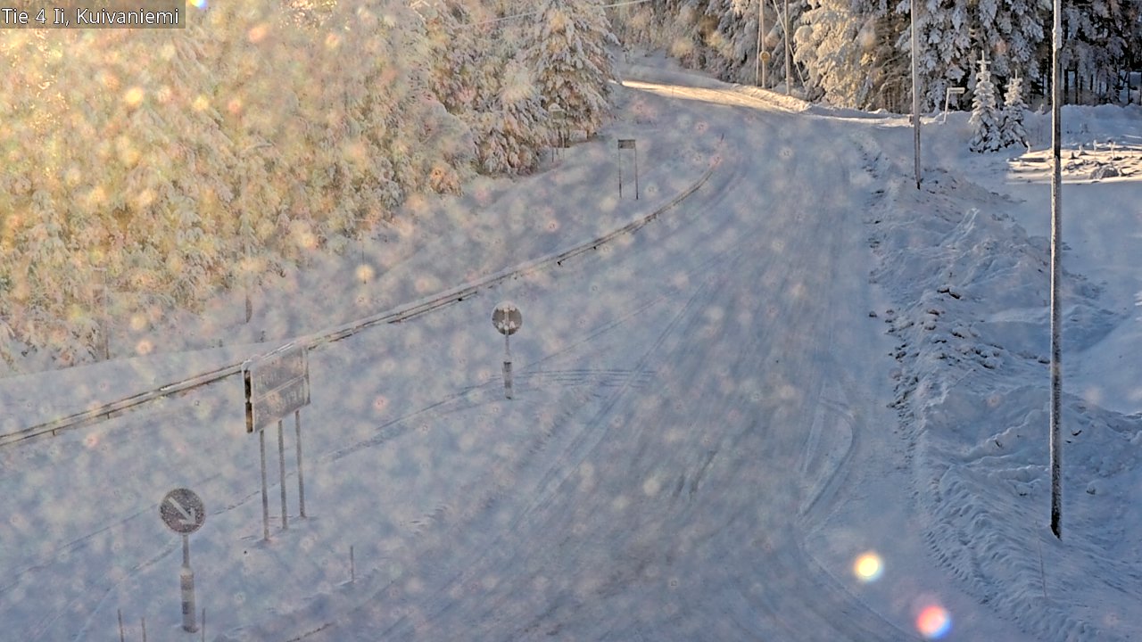 Weather Camera Image Väg 4 Ii, Kuivaniemi, Ii, Pohjois-Pohjanmaa
