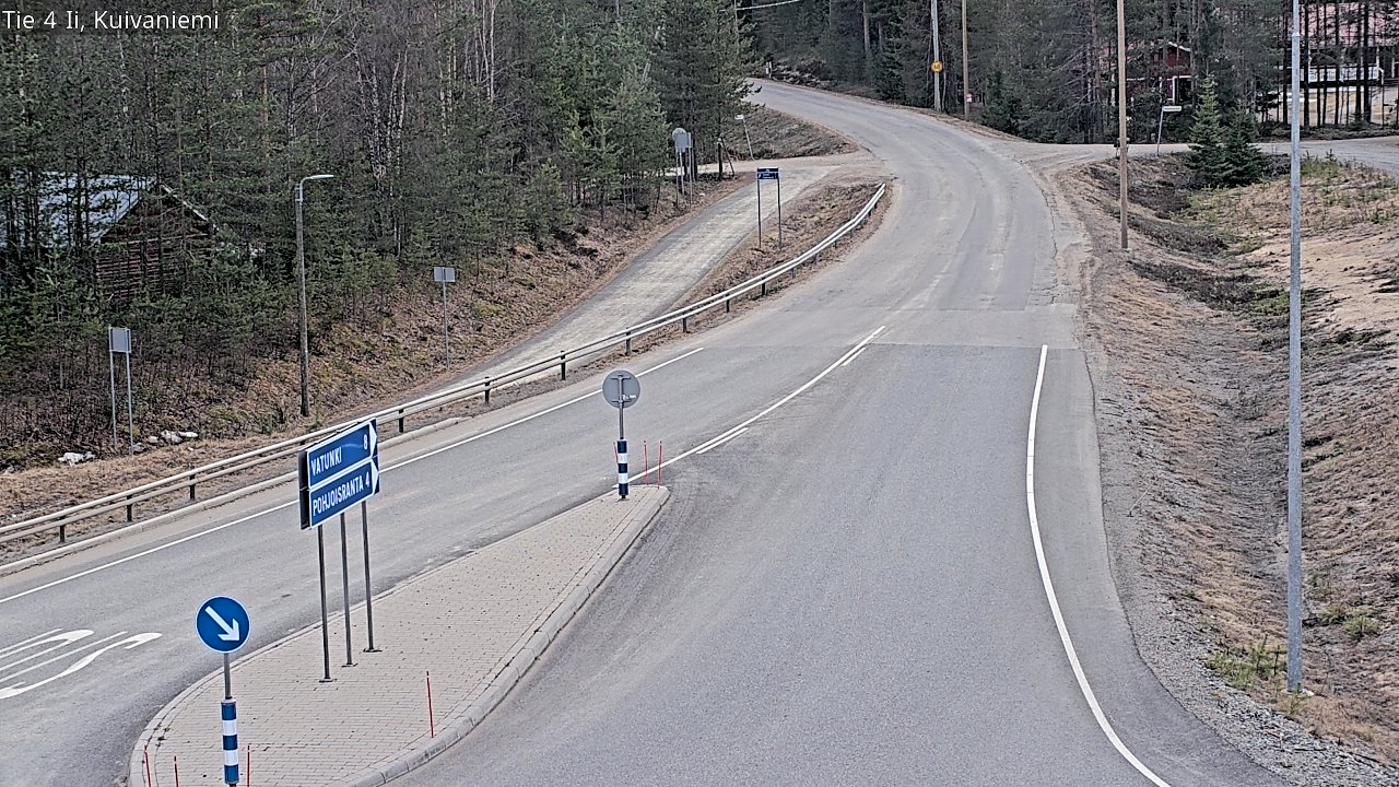 Weather Camera Image Road 4 Ii, Kuivaniemi, Ii, Pohjois-Pohjanmaa