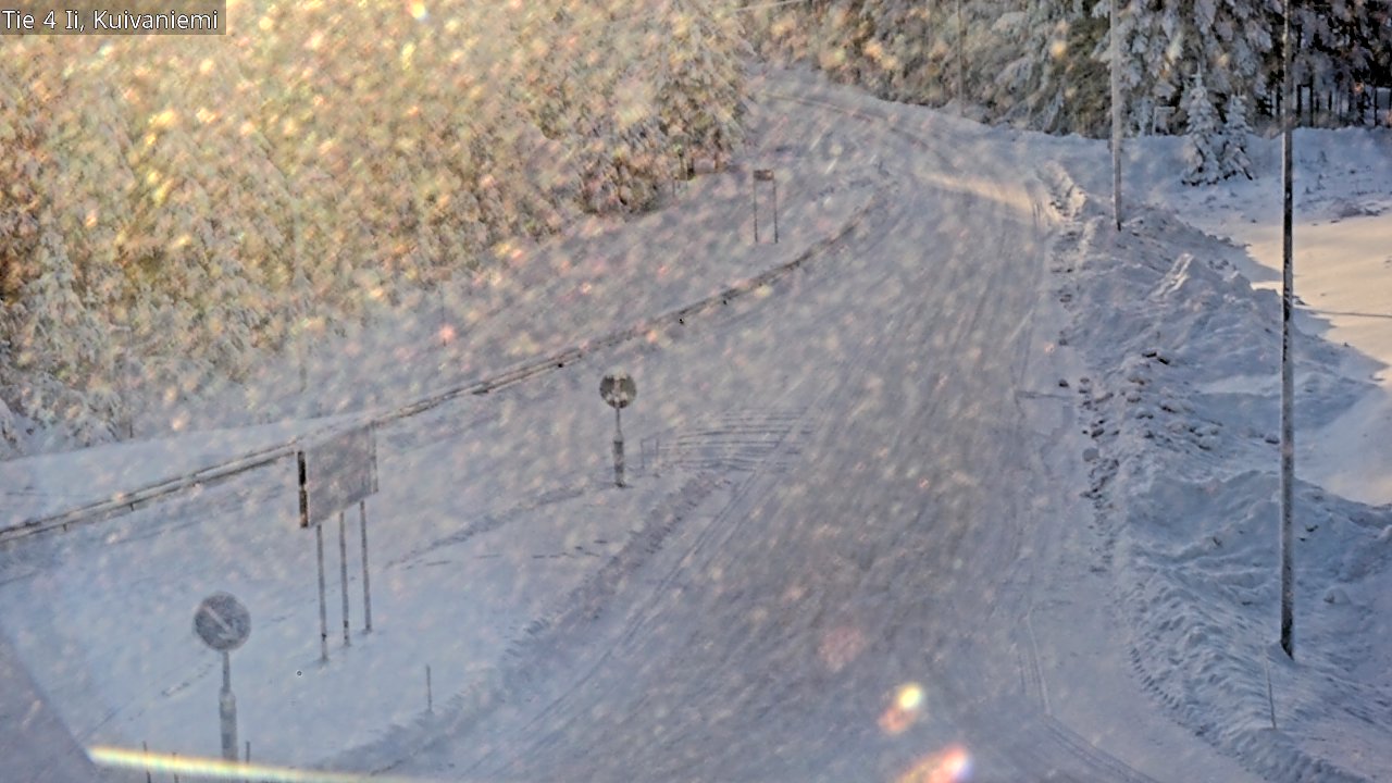 Weather Camera Image Road 4 Ii, Kuivaniemi, Ii, Pohjois-Pohjanmaa