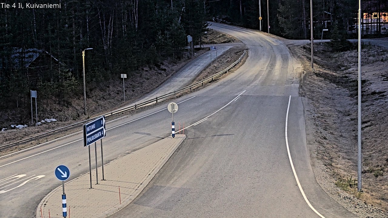 Weather Camera Image Road 4 Ii, Kuivaniemi, Ii, Pohjois-Pohjanmaa