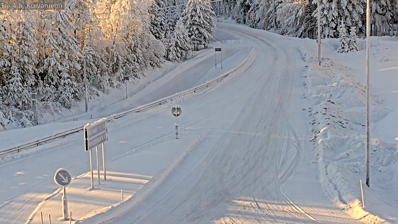 Weather Camera Image Väg 4 Ii, Kuivaniemi, Ii, Pohjois-Pohjanmaa