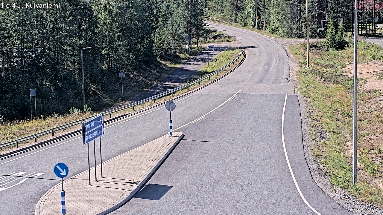 Kelikamerat Kuva Tie 4 Ii, Kuivaniemi, Ii, Pohjois-Pohjanmaa