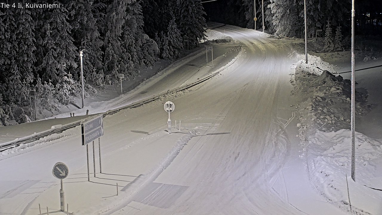 Weather Camera Image Väg 4 Ii, Kuivaniemi, Ii, Pohjois-Pohjanmaa