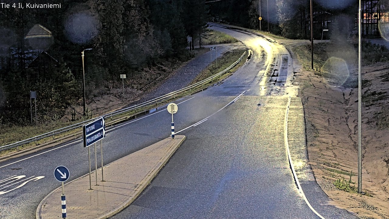 Weather Camera Image Road 4 Ii, Kuivaniemi, Ii, Pohjois-Pohjanmaa